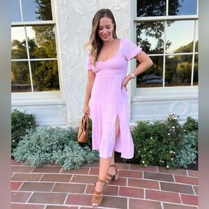 Pink Midi Dress